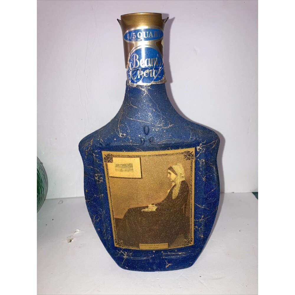 Vintage 1968 Jim Beam "Whistler's Mother" Collector's Edition Decanter